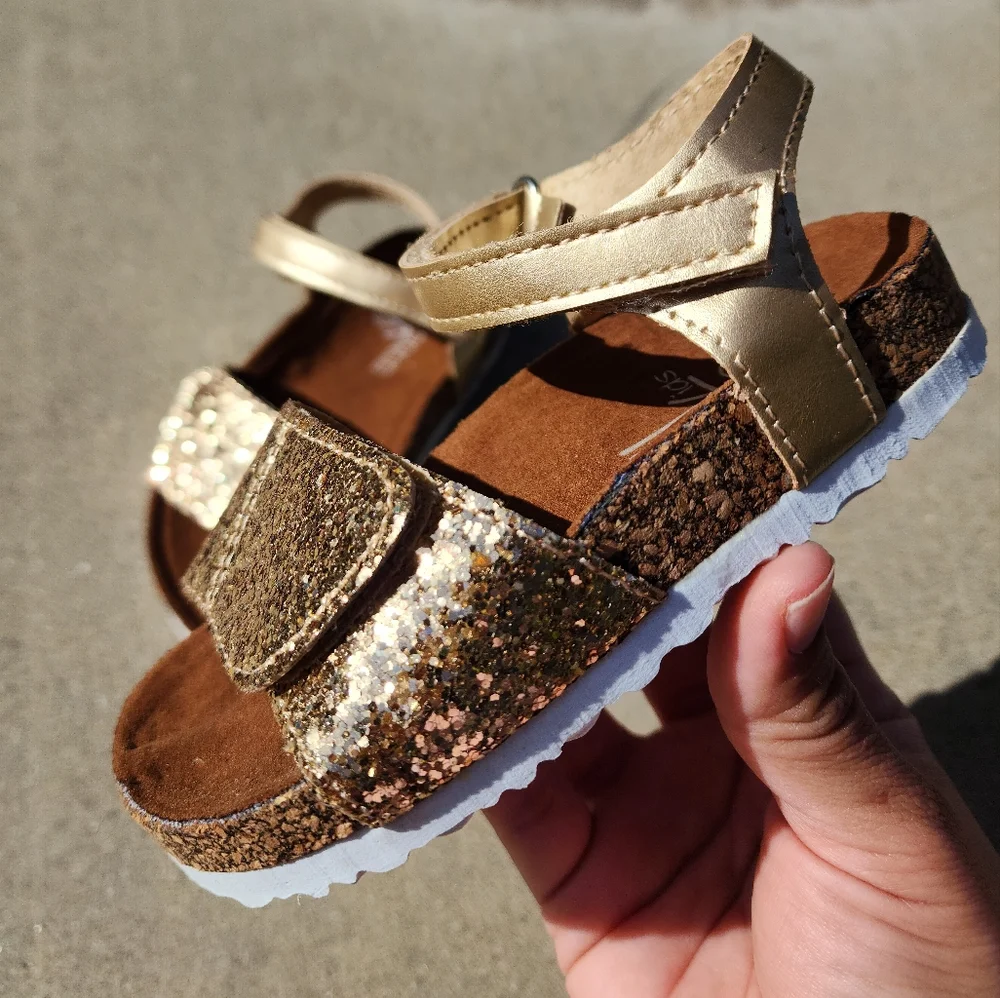 Gold Sandals - Picture 2 of 3